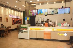 coco奶茶加盟店 商场店